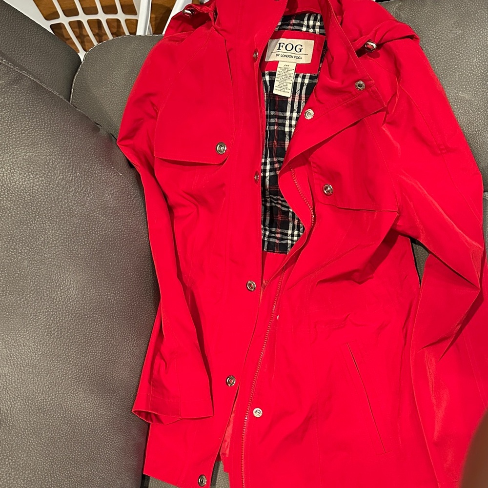 London Fog Vibrant Red Outerwear